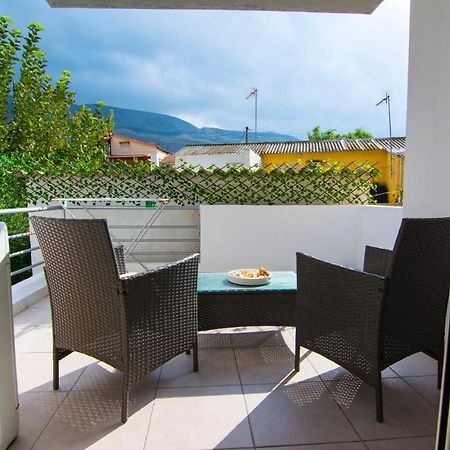 Erofili Apartments Souda Bagian luar foto